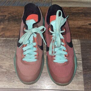 Nike Kobe Bryant Easter 10 Hot Lava Sunset Low Top Basketball Shoes